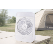 Mini Ventilador Portátil Recarregável com Luminária Mor
