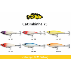 Isca Artificial CCM Fishing Catimbinha 75 Floating - 8,5g