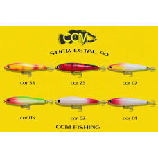 Isca Artificial CCM Stick Letal 90 - Superfície