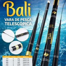 Vara Telescópica Bali - 88% Carbono Albatroz Fishing