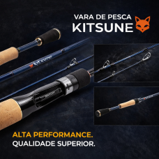 Vara Carretilha Kitsune Daisen 6'3" 7-14lbs 5-14gr 1 parte